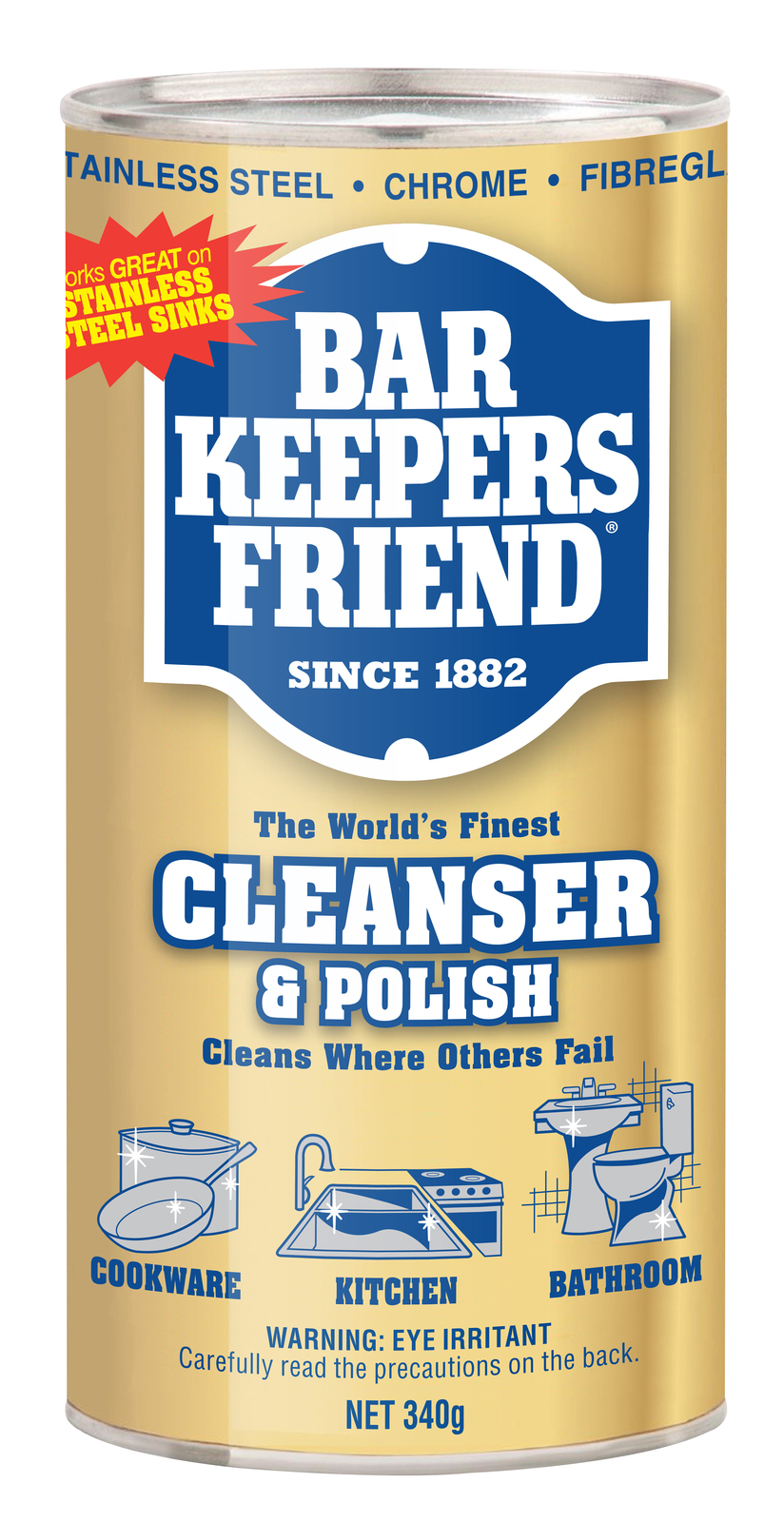 Bar Keepers Friend Cleanser Polish Powder 340g